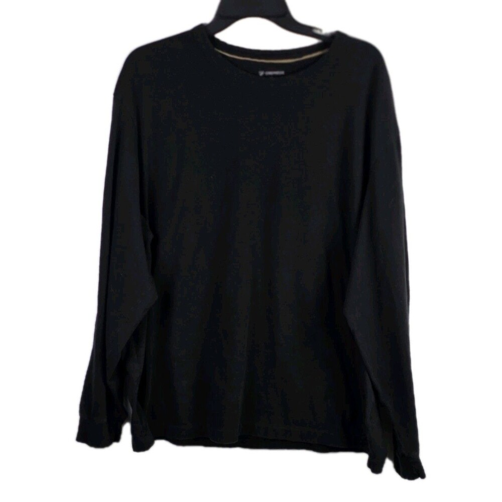 Daniel‎ Cremieux 38 Men's XL Black Long Sleeve Pullover